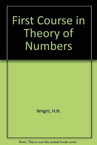 Beispielbild fr First course in theory of numbers, zum Verkauf von ThriftBooks-Atlanta