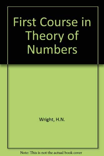 9780486606743: First Course in Theory of Numbers