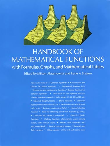 9780486612720: Handbook of Mathematical Functions: With Formulas, Graphs, and Mathematical Tables (Dover Books on MaTHEMA 1.4tics)