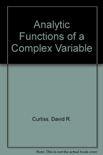 9780486617886: Analytic Functions of a Complex Variable