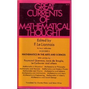 Great Currents of Mathematical Thought: Volume II: Mathematics in the Arts and Sciences (In Two V...