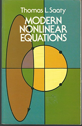 Beispielbild fr Modern Nonlinear Equations (Dover Books on Mathematics) zum Verkauf von St Vincent de Paul of Lane County