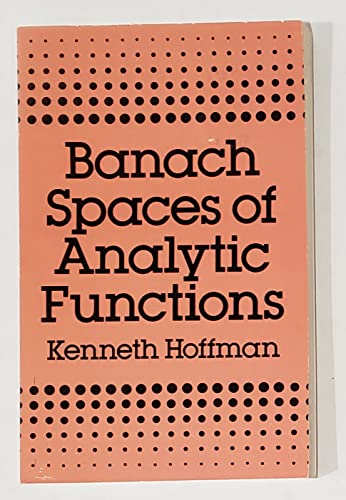 Imagen de archivo de Banach Spaces of Analytic Functions a la venta por ThriftBooks-Atlanta