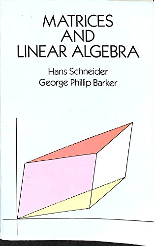 9780486660141: Matrices and Linear Algebra