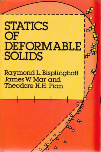 Imagen de archivo de Statics of Deformable Solids a la venta por TranceWorks