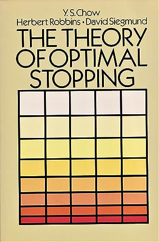 Immagine dell'editore per The Theory of Optimal Stopping venduto da ThriftBooks-Dallas