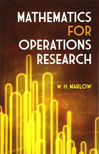 Stock image for Mathematics for Operations Research (Dover Books on Mathematics) for sale by Front Cover Books