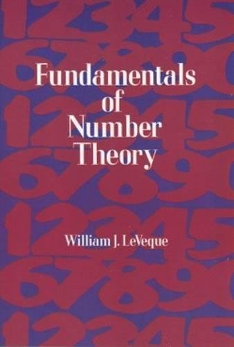 Beispielbild fr Fundamentals of number theory zum Verkauf von J. Lawton, Booksellers