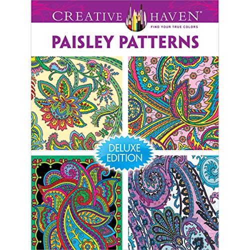 Stock image for Creative Haven Paisley Patterns Coloring Book: Deluxe Edition 4 Books in 1 for sale by ThriftBooks-Dallas