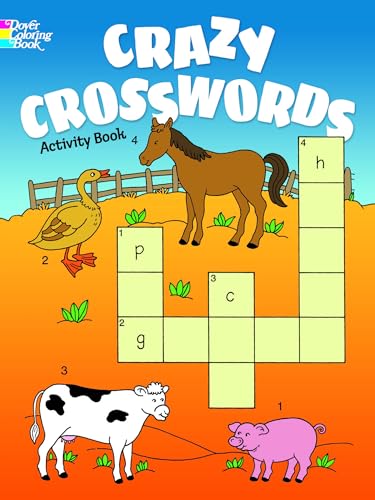 Imagen de archivo de Crazy Crosswords Activity Book (Dover Kids Activity Books) a la venta por Bookmonger.Ltd