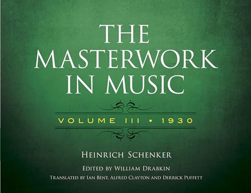 Stock image for The Masterwork in Music: Volume III 1930 for sale by Better World Books