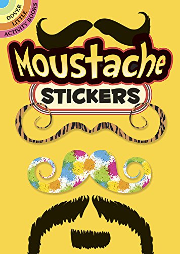 9780486780368: Moustache Stickers (Dover Little Activity Books: People)