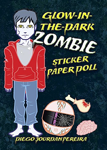 9780486781228: Glow-in-the-dark Zombie Sticker Paper Doll (Dover Little Activity Books: Halloween)