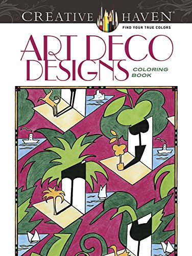 Beispielbild fr Creative Haven Art Deco Designs Coloring Book (Adult Coloring) zum Verkauf von Half Price Books Inc.