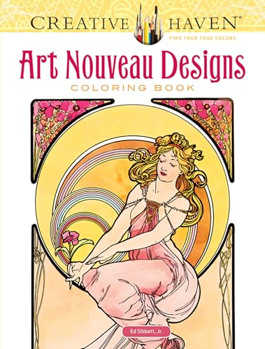 Stock image for Creative Haven Art Nouveau Designs Coloring Book (Adult Coloring) for sale by Strand Book Store, ABAA