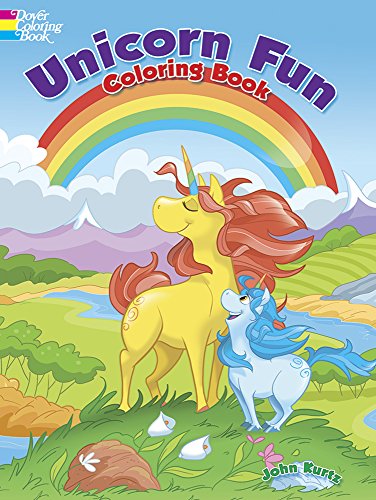 Beispielbild fr Unicorn Fun Coloring Book (Dover Fantasy Coloring Books) zum Verkauf von Your Online Bookstore