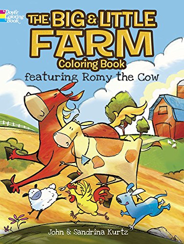 9780486783413: The Big & Little Farm Coloring Book: Featuring Romy the Cow
