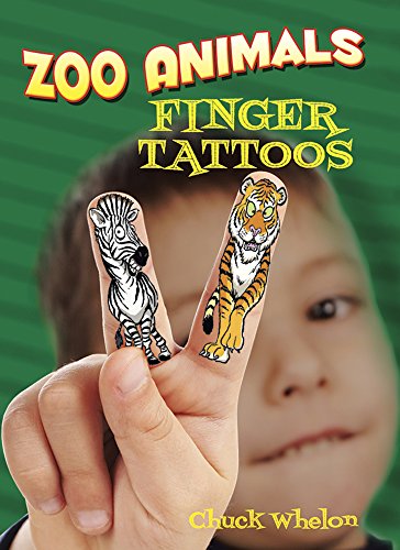 Imagen de archivo de Zoo Animals Finger Tattoos (Dover Little Activity Books: Animals) a la venta por Books Unplugged