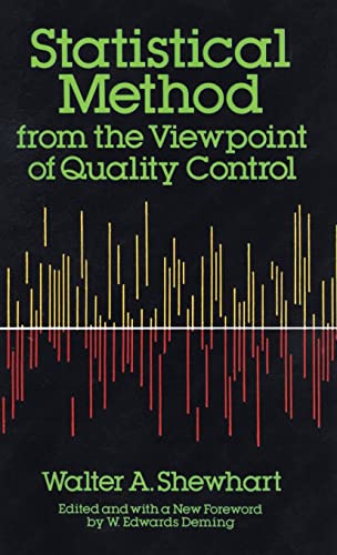 9780486785905: Statistical Method from the Viewpoint of Quality Control (Dover Books on Mathematics)