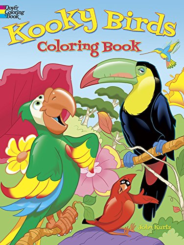 9780486788128: Kooky Birds Coloring Book (Dover Animal Coloring Books)