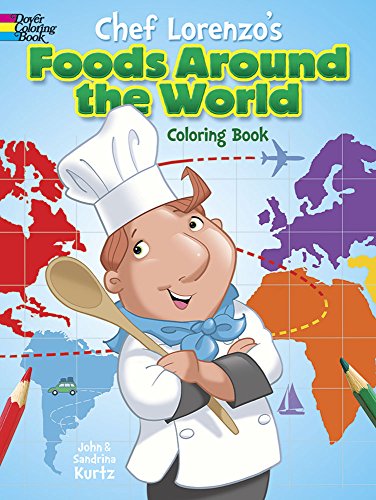Stock image for Chef Lorenzo's Foods Around the World Coloring Book for sale by Gulf Coast Books