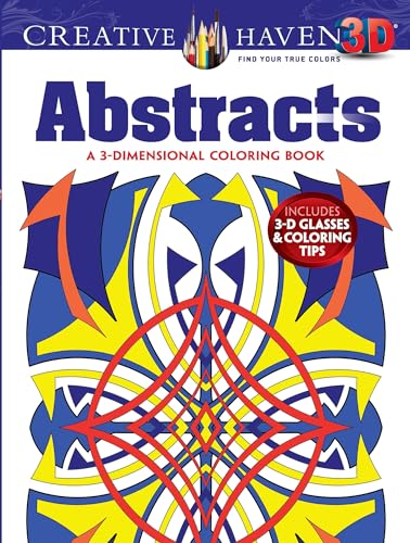 Stock image for Creative Haven 3-D Abstracts Coloring Book (Adult Coloring Books: Art & Design) for sale by Gulf Coast Books