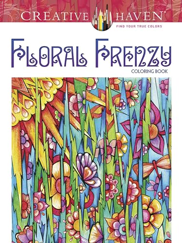 Beispielbild fr Creative Haven Floral Frenzy Coloring Book zum Verkauf von WorldofBooks