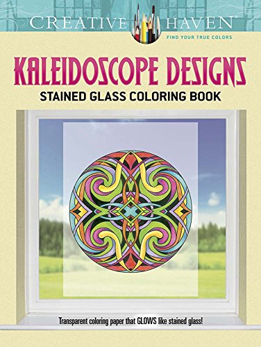 Beispielbild fr Creative Haven Kaleidoscope Designs Stained Glass Coloring Book (Creative Haven Coloring Books) zum Verkauf von Lakeside Books
