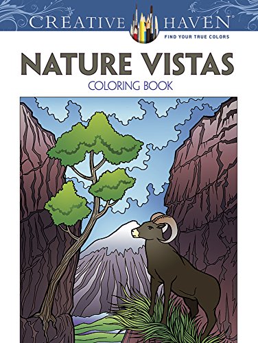 Stock image for Creative Haven Nature Vistas Coloring Book for sale by Better World Books