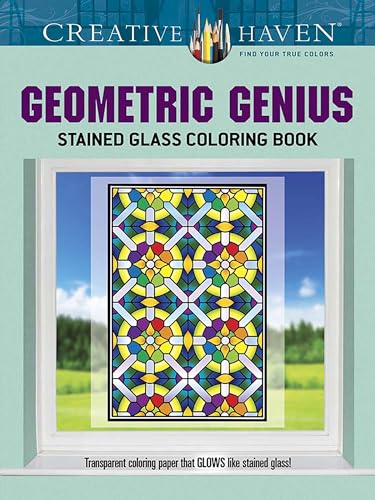 Beispielbild fr Creative Haven Geometric Genius Stained Glass Coloring Book (Creative Haven Coloring Books) zum Verkauf von Wonder Book