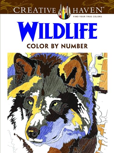 Imagen de archivo de Creative Haven Wildlife Color by Number Coloring Book (Adult Coloring Books: Animals) a la venta por HPB-Emerald