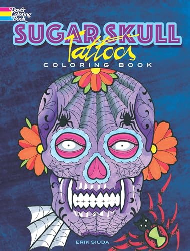 Imagen de archivo de Sugar Skull Tattoos Coloring Book (Dover Design Coloring Books) a la venta por Book Deals