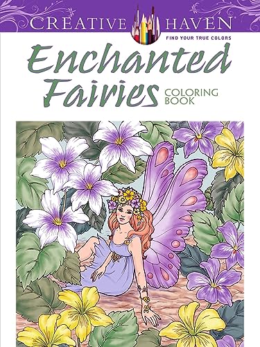 Beispielbild fr Adult Coloring Enchanted Fairies Coloring Book (Adult Coloring Books: Fantasy) zum Verkauf von ZBK Books