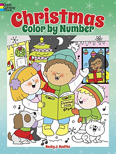 Beispielbild fr Christmas Color by Number (Dover Christmas Coloring Books) zum Verkauf von GF Books, Inc.