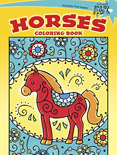 9780486802121: SPARK -- Horses Coloring Book (Dover Spark: Dover Coloring Books for Children)