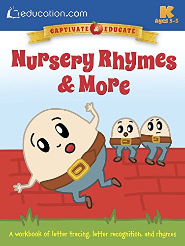 Stock image for Nursery Rhymes & More: A workbook of letter tracing, letter recognition, and rhymes for sale by Irish Booksellers