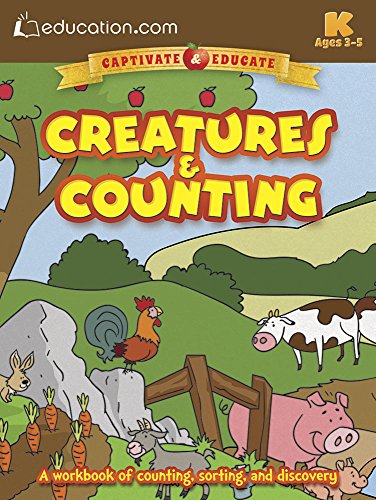 Beispielbild fr Creatures & Counting: A workbook of counting, sorting, and discovery zum Verkauf von Irish Booksellers