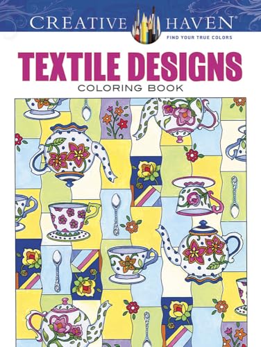 Beispielbild fr Creative Haven Textile Designs Coloring Book (Adult Coloring Books: Art & Design) zum Verkauf von Jenson Books Inc