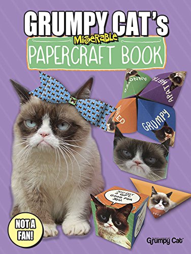Imagen de archivo de Grumpy Cat's Miserable Papercraft Book (Dover Kids Activity Books) a la venta por HPB-Emerald