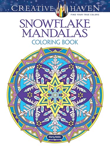 Creative Haven Snowflake Mandalas Coloring Book (Adult Coloring)