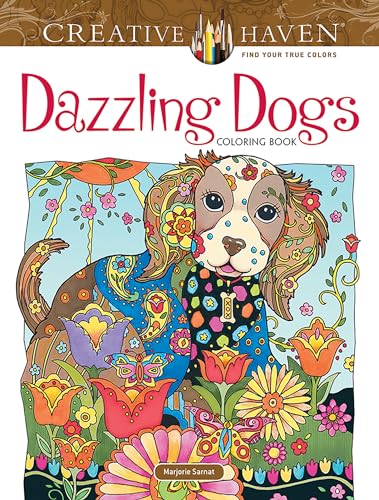 Beispielbild fr Creative Haven Dazzling Dogs Coloring Book: Relaxing Illustrations for Adult Colorists (Creative Haven Coloring Books) zum Verkauf von Orion Tech