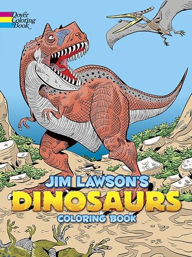 Beispielbild fr Jim Lawson's Dinosaurs Coloring Book (Dover Dinosaur Coloring Books) zum Verkauf von WorldofBooks