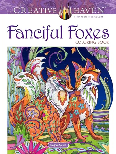 Stock image for Creative Haven Fanciful Foxes Coloring Book (Adult Coloring Books: Animals) for sale by ZBK Books