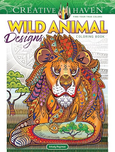 9780486807591: Creative Haven Wild Animal Designs Coloring Book (Adult Coloring Books: Animals)