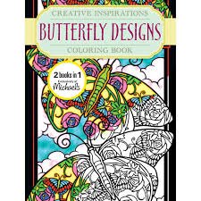 9780486808710: Michaels X Creative Inspirations Butterfly Designs Coloring Book