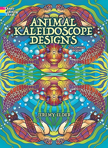 9780486808833: Animal Kaleidoscope Designs Coloring Book