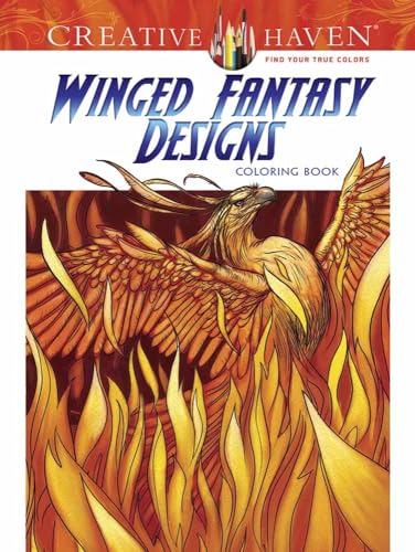 Beispielbild fr Creative Haven Winged Fantasy Designs Coloring Book zum Verkauf von WorldofBooks