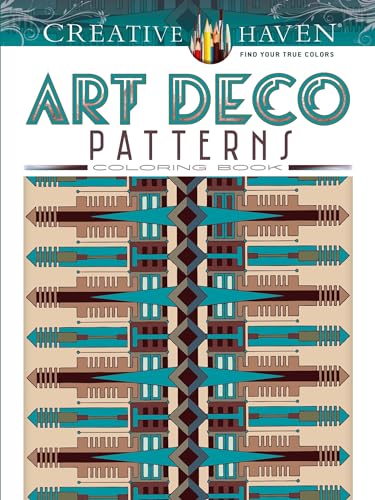 Beispielbild fr Creative Haven Art Deco Patterns Coloring Book (Adult Coloring Books: Art & Design) zum Verkauf von GF Books, Inc.