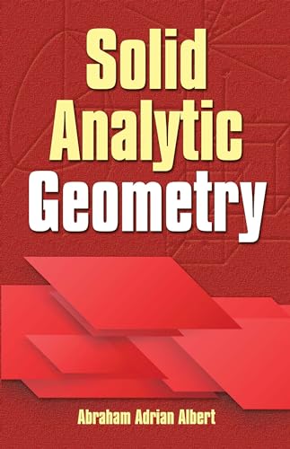 Stock image for Solid Analytic Geometry (Dover Books on Mathematics) for sale by HPB-Red