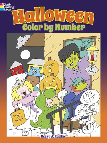 Beispielbild fr Halloween Color by Number zum Verkauf von Better World Books
